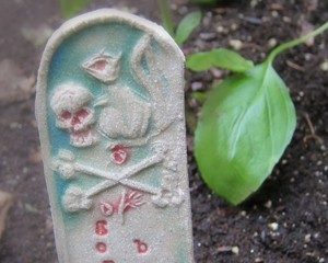 urban vermin garden markers